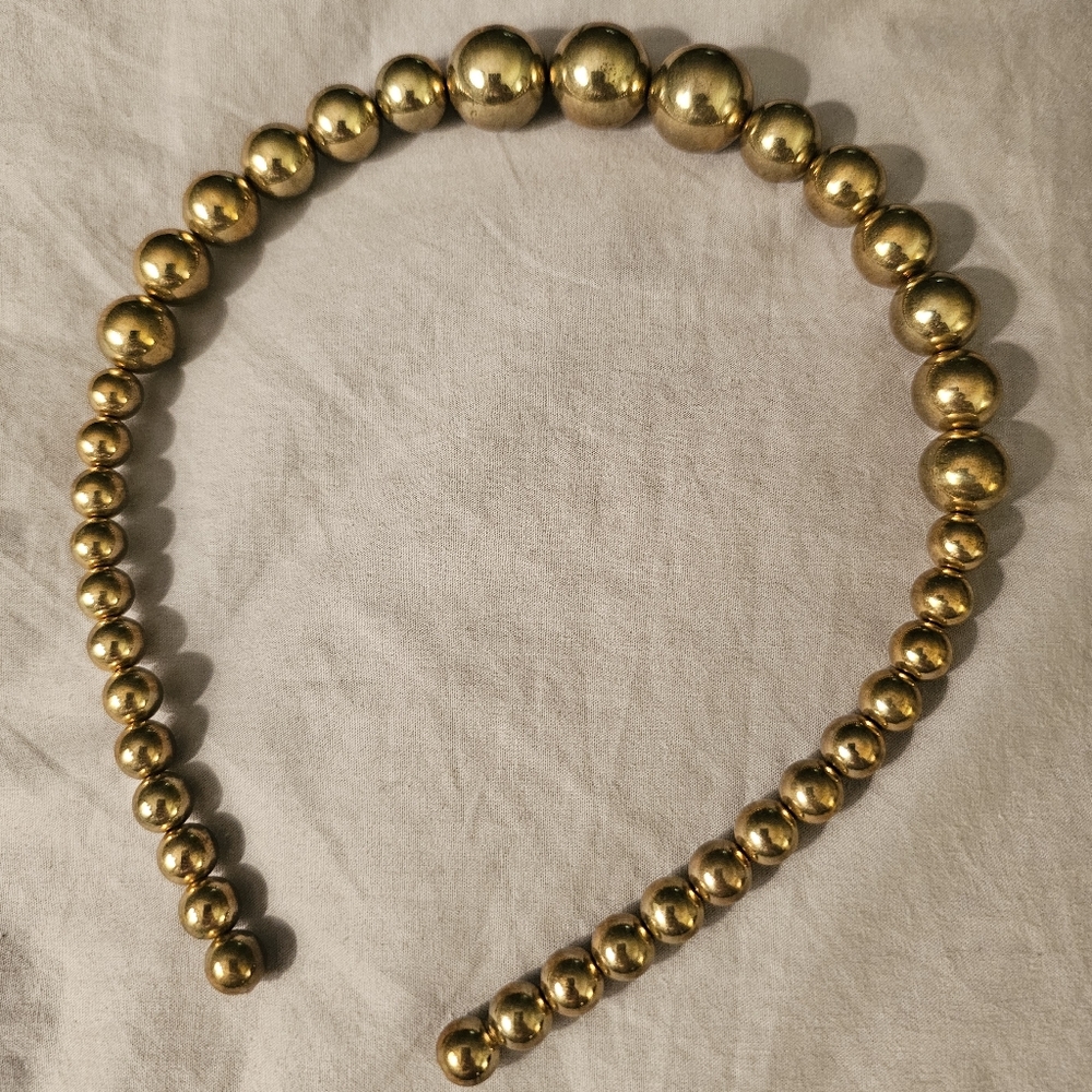 Gold Beaded Headband